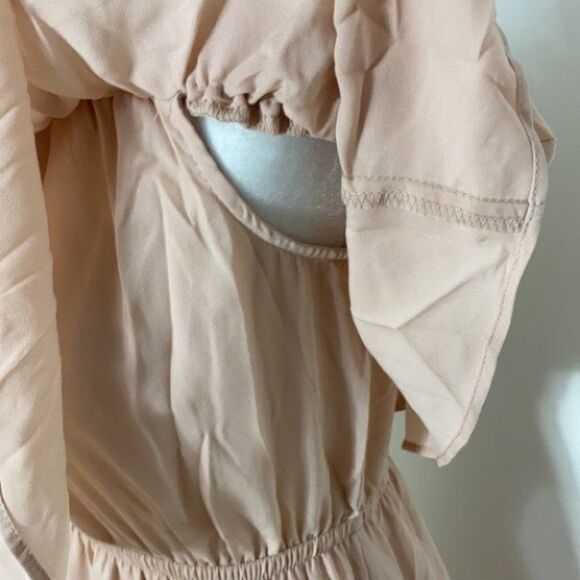 NEW Show Me Your MuMu Hacienda Formal Bridesmaid Maxi Dress Cream Size Medium - Picture 7 of 12